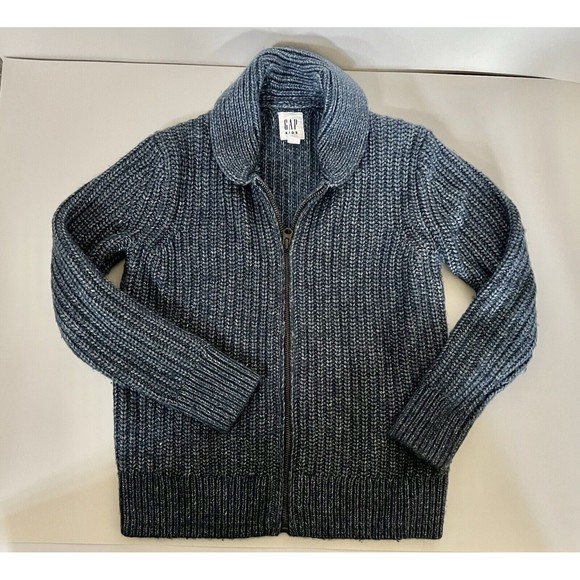 LOT Gap Boys 2 Long Sleeve Button Down Shirts 1 Cardigan - Picture 2 of 12